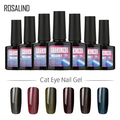 Rosalind Gel S Ml F Gel Olho De Gato Unha Polon S Uv Glitter