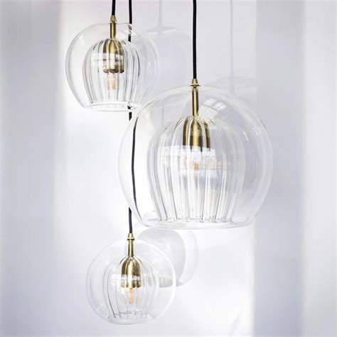 Pleated Crystal Pendant Light Metavaya