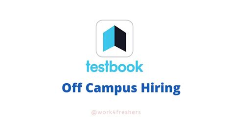 Testbook Off Campus Drive Part Time Work From Home Work Freshers