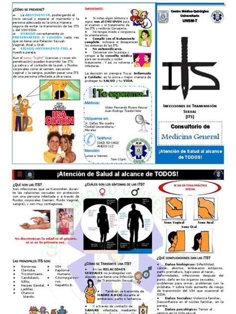 Infecciones De Transmisión Sexual Triptico