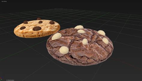 3d Model Cookies Vr Ar Low Poly Cgtrader