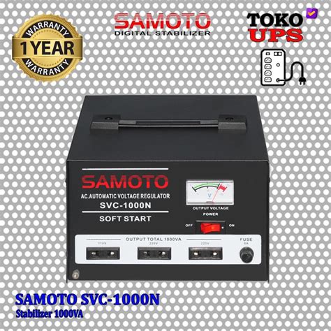 Jual Stabilizer Samoto 1000VA SMT1000 SVC 1000N Shopee Indonesia