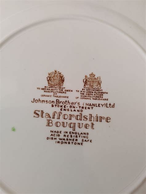 Porcelanowy Talerz Johnson Brother S Staffordshire Bouquet Radom Olx Pl