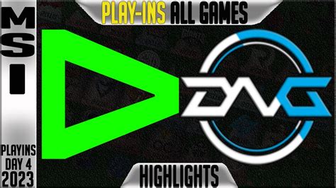 LLL Vs DFM Highlights ALL GAMES MSI Play Ins 2023 Lower Round 1