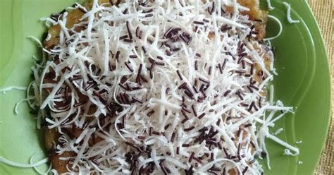 Resep Pisang Geprek Coklat Keju Oleh Yuyun Cookpad