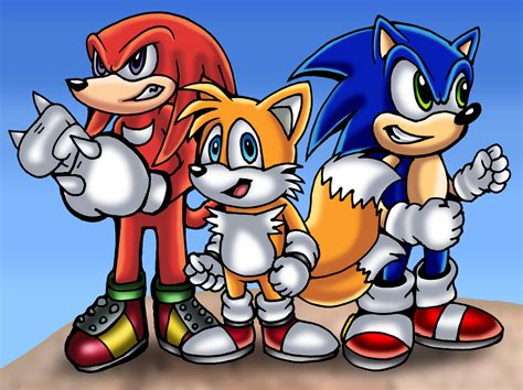 Sonic Tails And Knuckles Wallpapers Wallpaper Cave