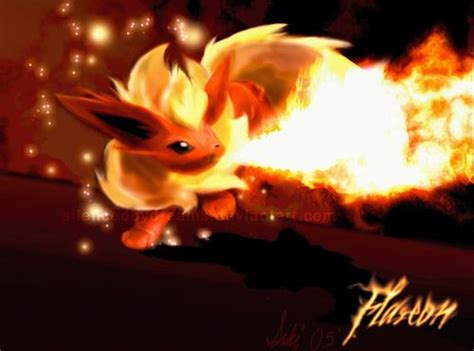 Flareon Fire Type Of Eevee Eevee Eeveelutions Pokemon