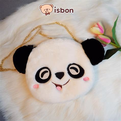 Jual Istana Boneka Istana Boneka Tas Selempang Kepala Panda Sling Bag