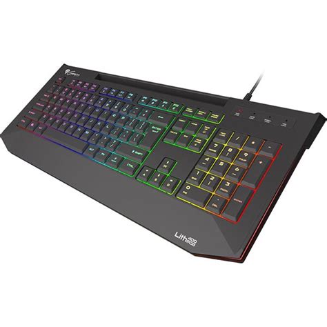 Tastatura Gaming Natec Genesis Lith Rgb Usb Layout Us Negru