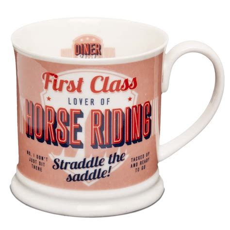 Diner Style Mugs Horse Riding 00195000033