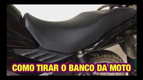 Como Tirar O Banco Da Moto HONDA CG PASSO A PASSO YouTube