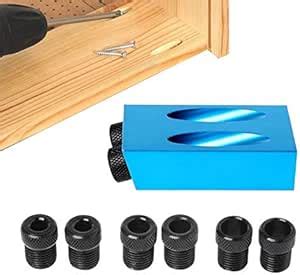 Pocket Hole Dowel Jig Guides Wood Screw Joint Wood Joint Tool Kit