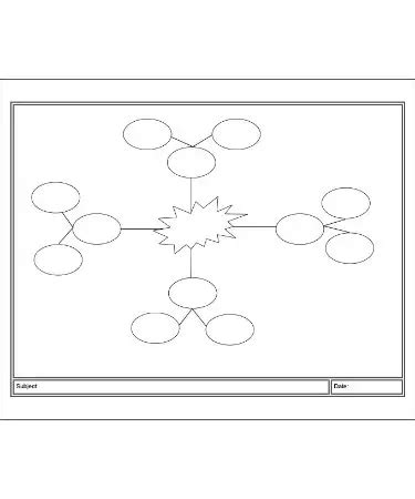 Mind Mapping Template PDF - Free Download (PRINTABLE)