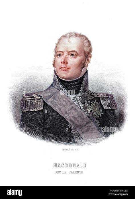 JACQUES ETIENNE ALEXANDRE MACDONALD French Military Commander Marechal