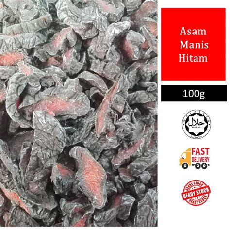 100g Asam Boi Masinmasin Anggur Putih Halia Madu Manis Hitam Manis