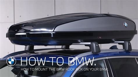 How To Mount A Bmw Roof Box Bmw How To Youtube