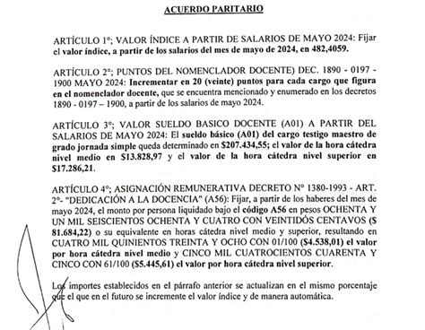 Paritaria Docente El Gobierno Mejoró La Oferta Con Un Aumento Del 10 Para Mayo Y 20 Puntos Al