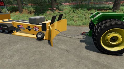 Tractor Pulling Sled V For Fs Farming Simulator Mod