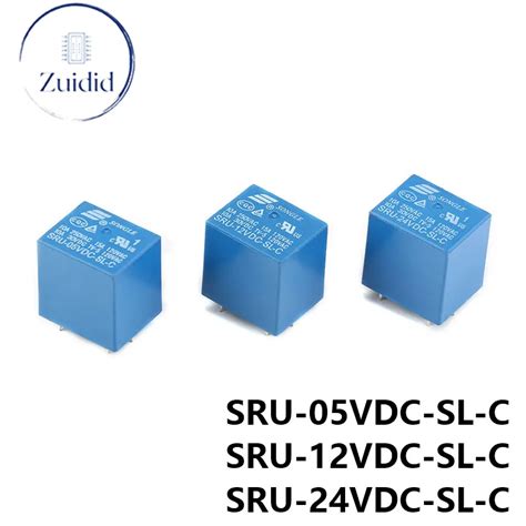 5/2pcs Relay SRU-05VDC-SL-C SRU-12VDC-SL-C SRU-24VDC-SL-C DC 5V 12V 24V ...