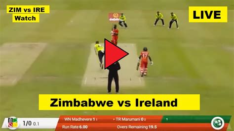 Live St T Zimbabwe Vs Ireland Zim Vs Ire Ireland Tours