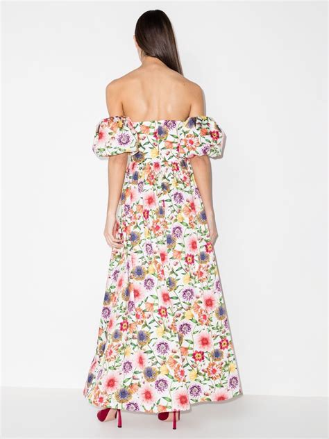 Borgo De Nor Juliet Off Shoulder Maxi Dress Farfetch