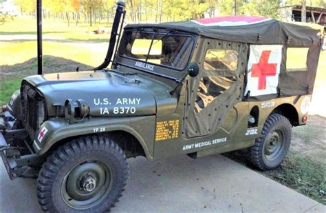 ‘military Hero 1955 Willys Jeep Ambulance Restored To Army Spec