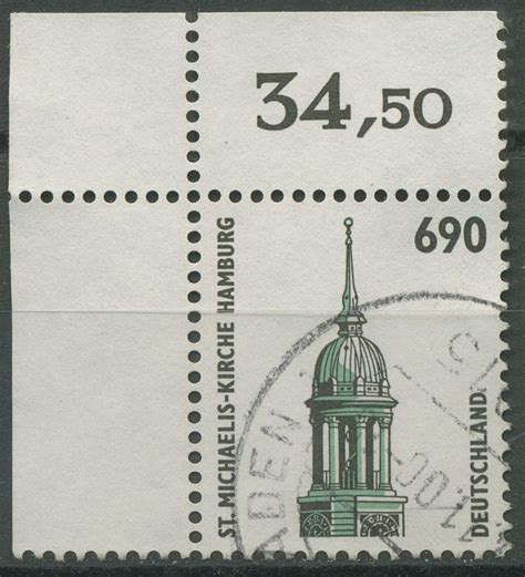 Bund Sehensw Rdigkeiten Swk Ecke Gestempelt Briefmarken