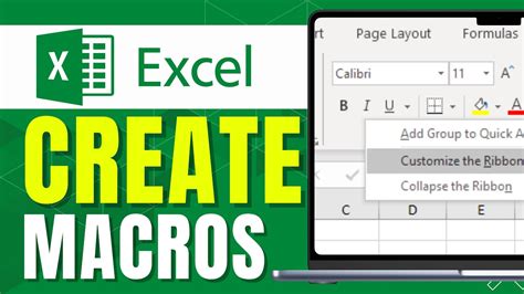 How To Create Macros In Excel Updated Way Youtube