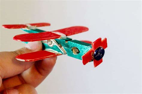 Clothespin Airplane Craft For Preschool Meraki Mother