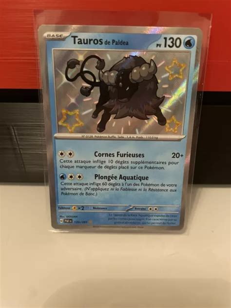 CARTE POKÉMON TAUROS de paldea 120 091 EV4 5 EUR 1 00 PicClick FR