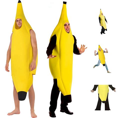 Carnival Clothing Men Cosplay Adult Fancy Dress Funny Sexy Banana Costume Novelty Halloween