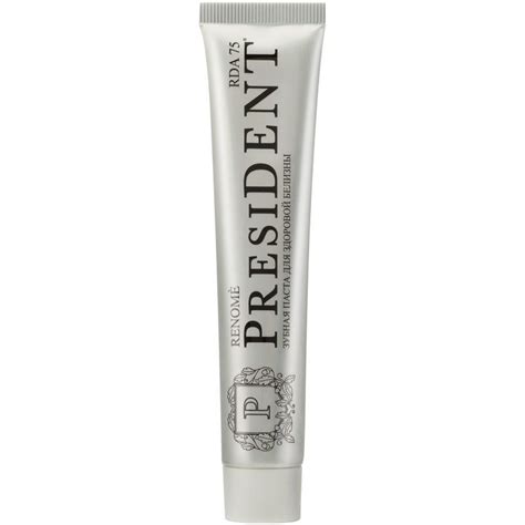 Зубная паста President Renome для безопасного отбеливания, 75г - купить ...