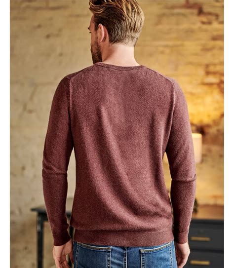 Brandy Apple Cashmere Merino Crew Neck Jumper Woolovers Au