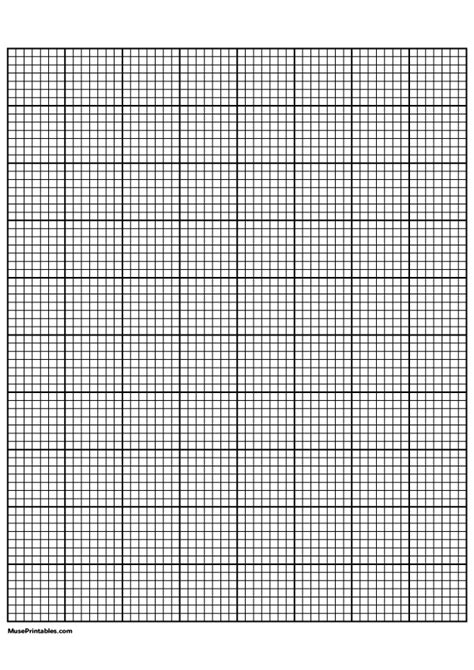 Size Of Graph Paper Squares