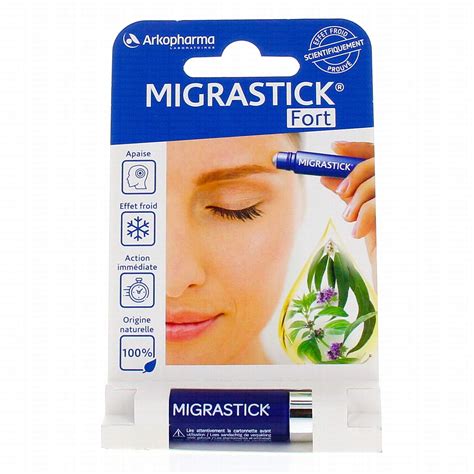Arkopharma Migrastick Fort Roll On 3ml Pharmacie Prado Mermoz