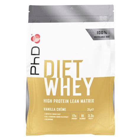 Phd Nutrition Diet Whey Powder White Chocolate And Raspberry Flavour