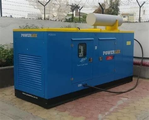 Vepdg125 Three Phase 125 Kva Eicher Powerlux Silent Diesel Generator At