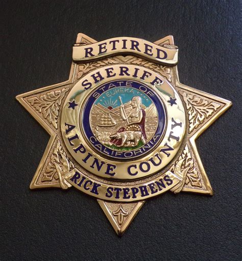 ALPINE COUNTY SHERIFF - ER Badge