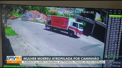 V Deo Ajudante Sem Cnh Atropela E Mata Mulher Caminh O Em