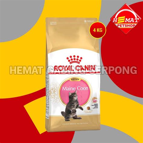 Jual Makanan Kucing Royal Canin Maine Coon Kitten 4 Kg Shopee Indonesia