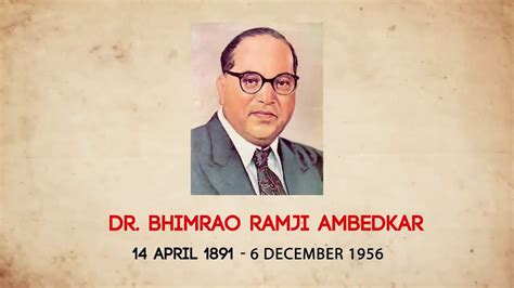 Dr B R Ambedkar Life Story And Photo Slideshow Youtube