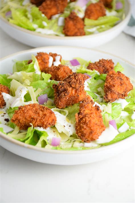 The Best Crispy Fried Chicken Salad Natalie Paramore