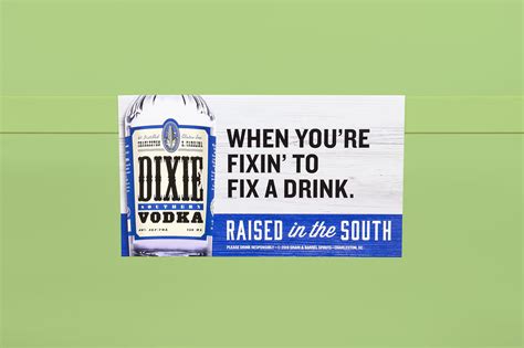 Dixie Vodka Shelf Talkers