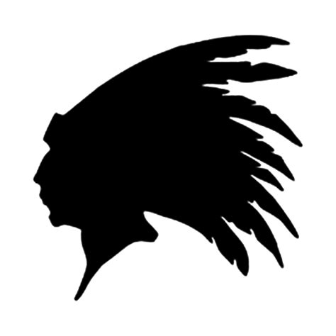 Indian Headdress Silhouette At Getdrawings Free Download
