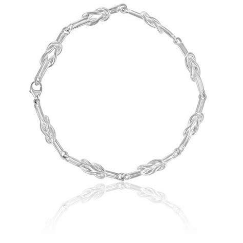 Bracelet Noeuds En Argent Longueur Cm Artemis Ocarat