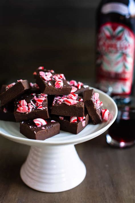 Dark Chocolate Peppermint Kahlúa Fudge Kitchen Confidante