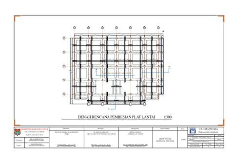 Denah Rencana Pembesian Plat Lantai Pdf