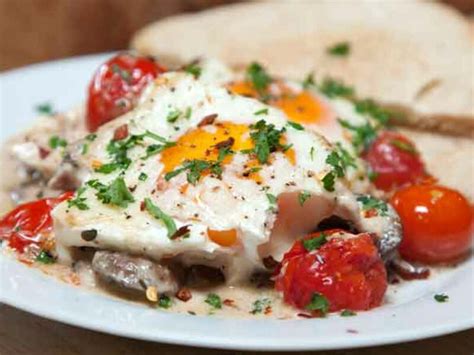 Baked Eggs With Mushrooms Thyme Tomatoes And Parmesan Supervalu