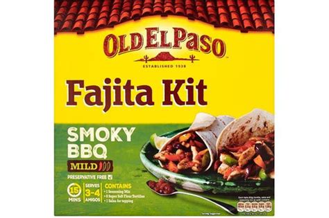 Old El Paso Fajita Kit Mild Smoky Bbq 500g