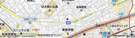 東京都杉並区和泉2丁目27 7の地図 住所一覧検索｜地図マピオン